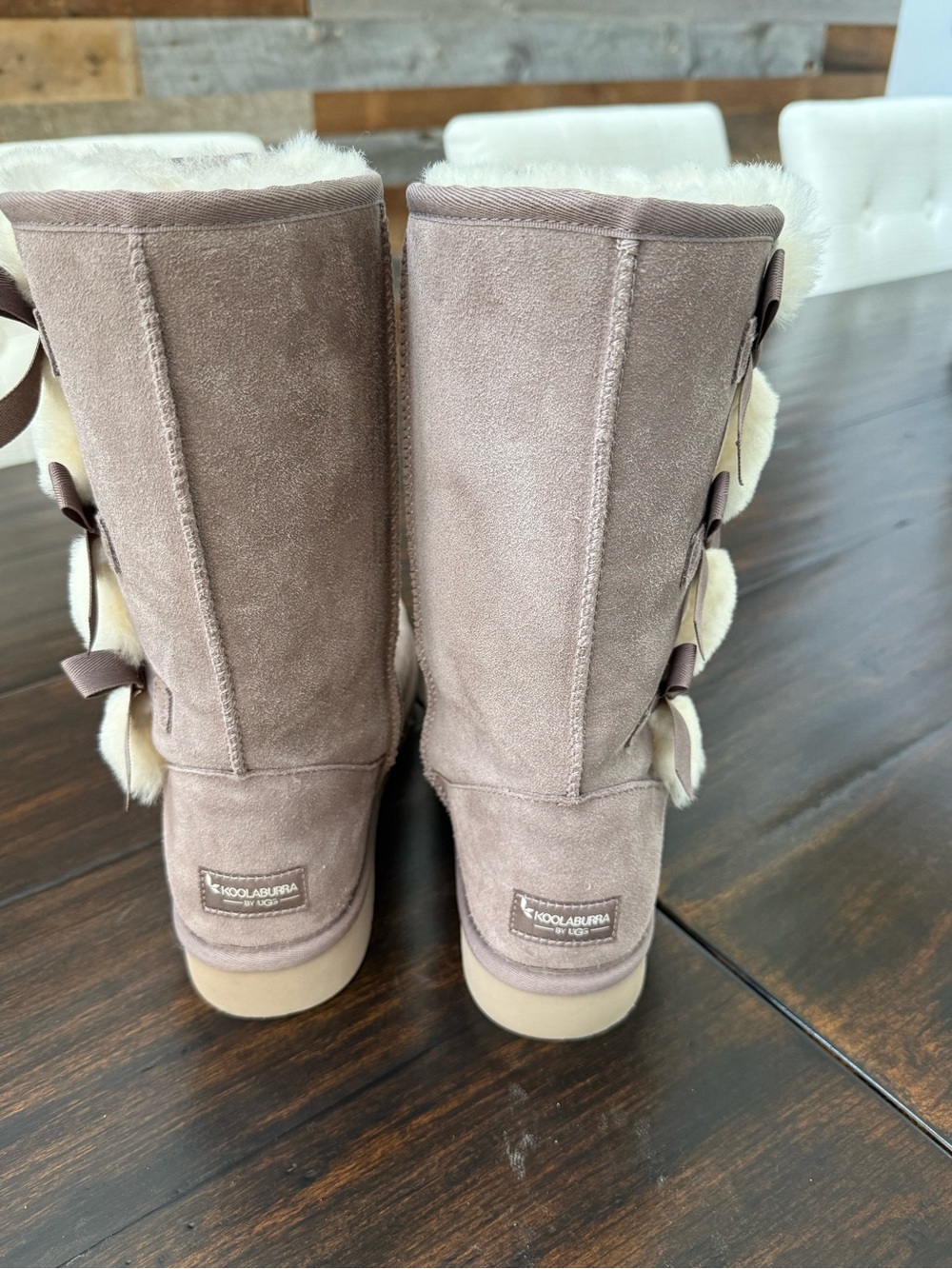 Koolaburra by UGG Victoria Tall Boots in Mauve/Cinder - Size 9 (Worn Once!) - Picture 4 of 5